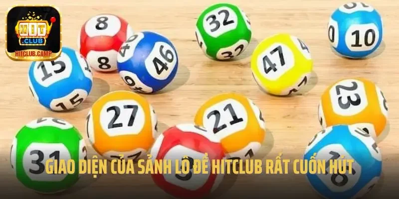 Giao diện của sảnh lô đề Hitclub rất cuốn hút